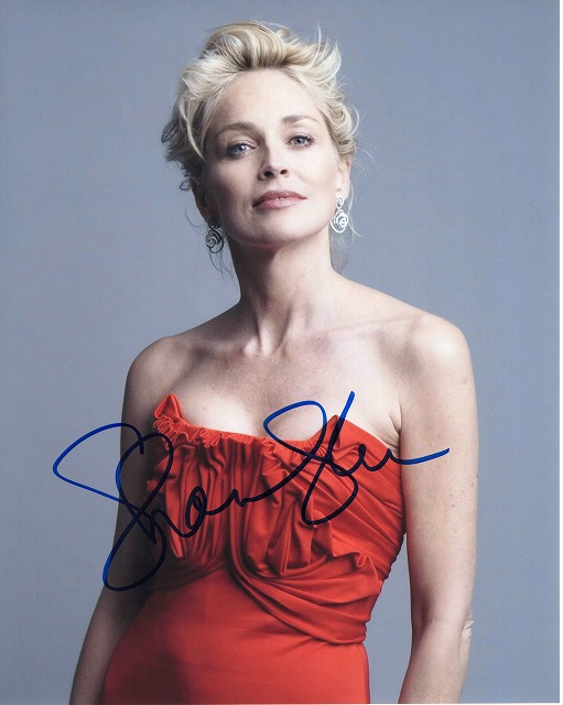 シャロン・ストーン直筆サイン入り写真□氷の微笑/カジノ