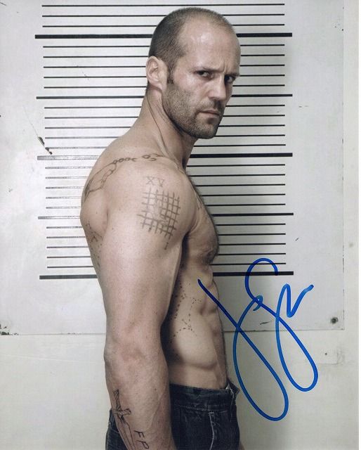 セール中…ジェイソン・ステイサム直筆サイン入り超 大型写真…エクスペンダブルズ ジェイソン・ステイサム直筆サイン入り写真□デスレース/トランス