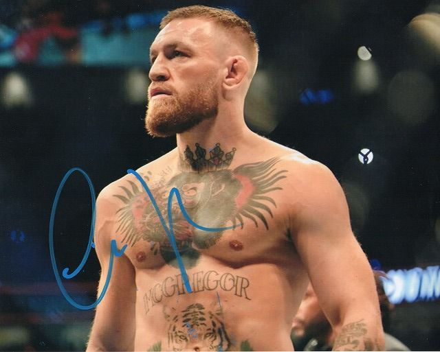 コナー・マクレガー直筆サイン入り写真□UFC総合格闘家○UACCRD永久保証