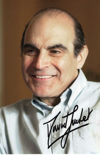 デビッド・スーシェ サイン入りブロマイド デビッド・スーシェ サイン入りブロマイド 名探偵ポワロ