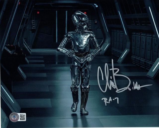 クリス・バートレット直筆サイン入り写真□マンダロリアンRA-7
