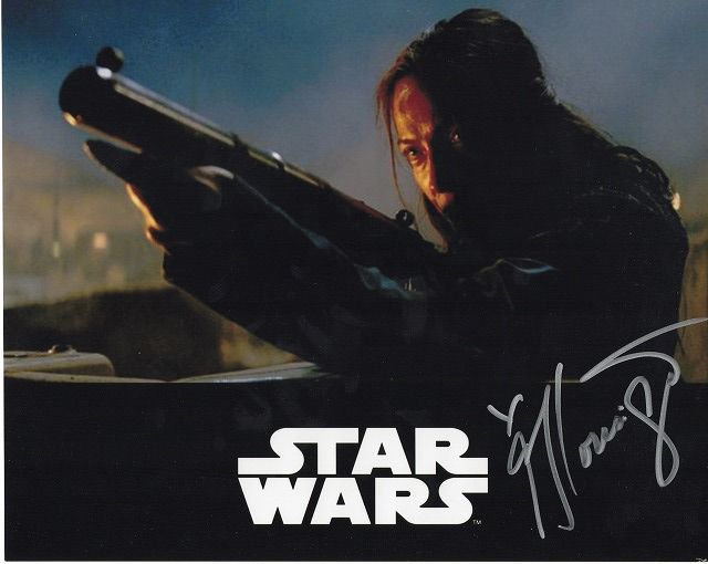 グロリア・ガルシア直筆サイン入り写真□スター・ウォーズ／フォースの