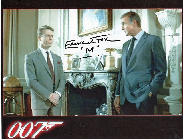 エドワード・フォックス直筆サイン入り写真□007/ネバーセイ・ネバー