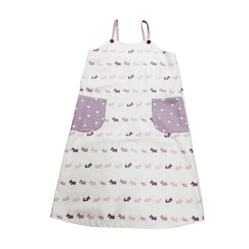 寸法図【NO.730】後あきのキャミソール風エプロン [M便 0/1]の通販