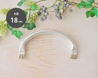 寸法図【NO.3223】ワイヤー口金ボストンバッグ [M便 0/1]の通販