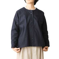 寸法図【NO.507】フラットカラーのボレロ風ジャケット [M便 0/1]の通販