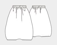 ��ʪ�緿���No.335�ۥХ롼�󥷥륨�åȤΥѥ������������(SML��2L)��[M�� 1/3]