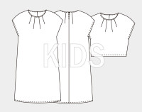 ��ʪ�緿���No.1127�ۡʥ��å��˶ޤ��꥿�å��λҶ��ե������꡼�֥֥饦��&���ԡ���(90��100��110)��[M�� 1/3]