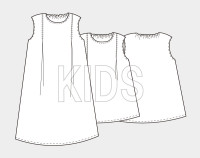 ��ʪ�緿���No.1232�ۡʥ��å��˸����饿�å��ΥΡ����꡼�ֻҶ��˥åȥȥåץ������ԡ����ʥ˥å��ѡ�(90��100��110)��[M�� 1/3]