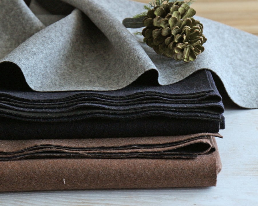 イタリー製＞ボンディング加工のウール混スライバーニット Ella [M便NG