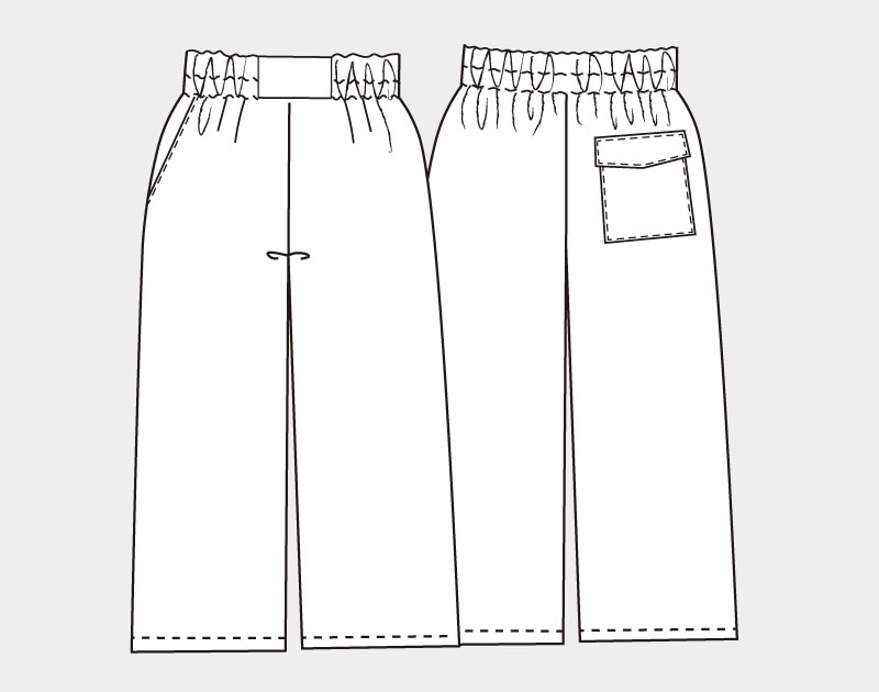 ��ʪ�緿���No.452�ۥ磻�ɥ٥�ȤΥե�åץݥ��åȥѥ��(SML��2L)��[M�� 1/2]