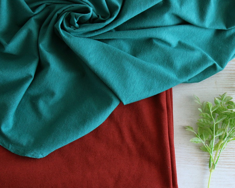 未使用タグ付 45rpm リネン天竺のグリューネックニット 天竺深Vネック