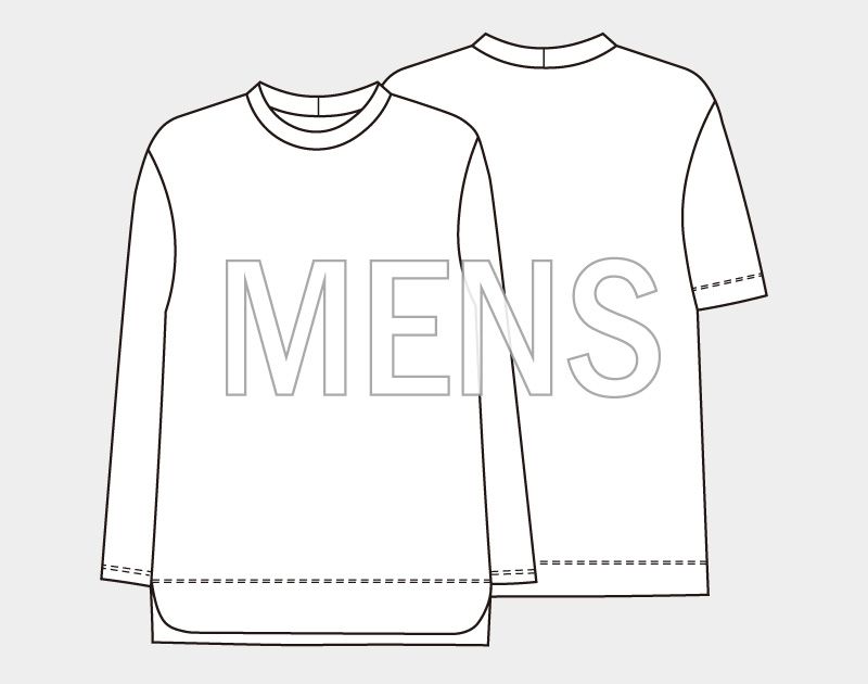 ��ʪ�緿���No.2201�ۡ��󥺡�饦��ɥ���åȤΥ����С�������T����ġʥ˥å��ѡ�(SML��MW/LW/XL)��[M�� 1/2]