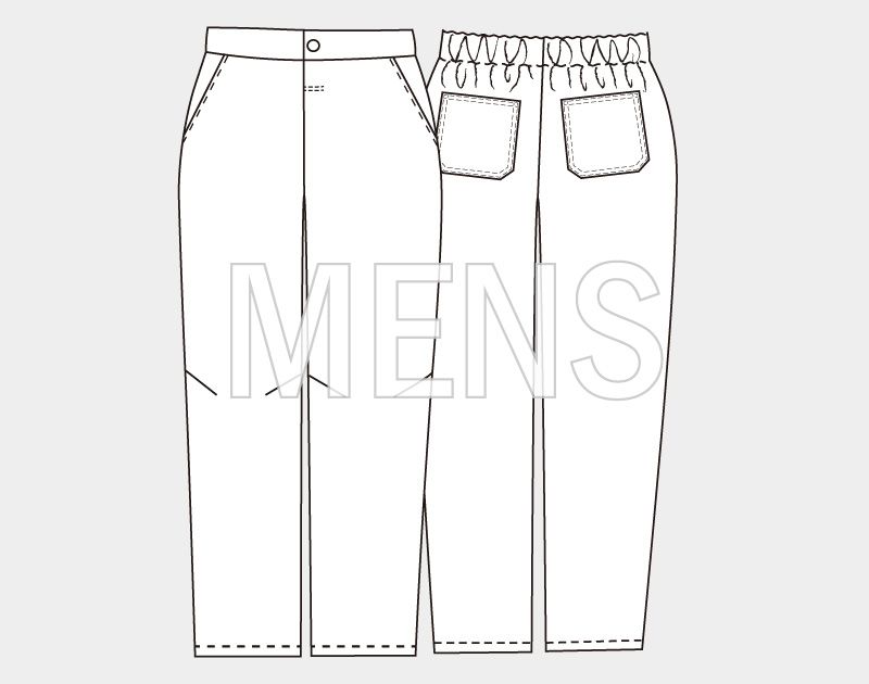 ��ʪ�緿���No.2402�ۡ��󥺡���������ꥹ������å���ѥ��(SML��MW/LW/XL)��[M�� 1/3]