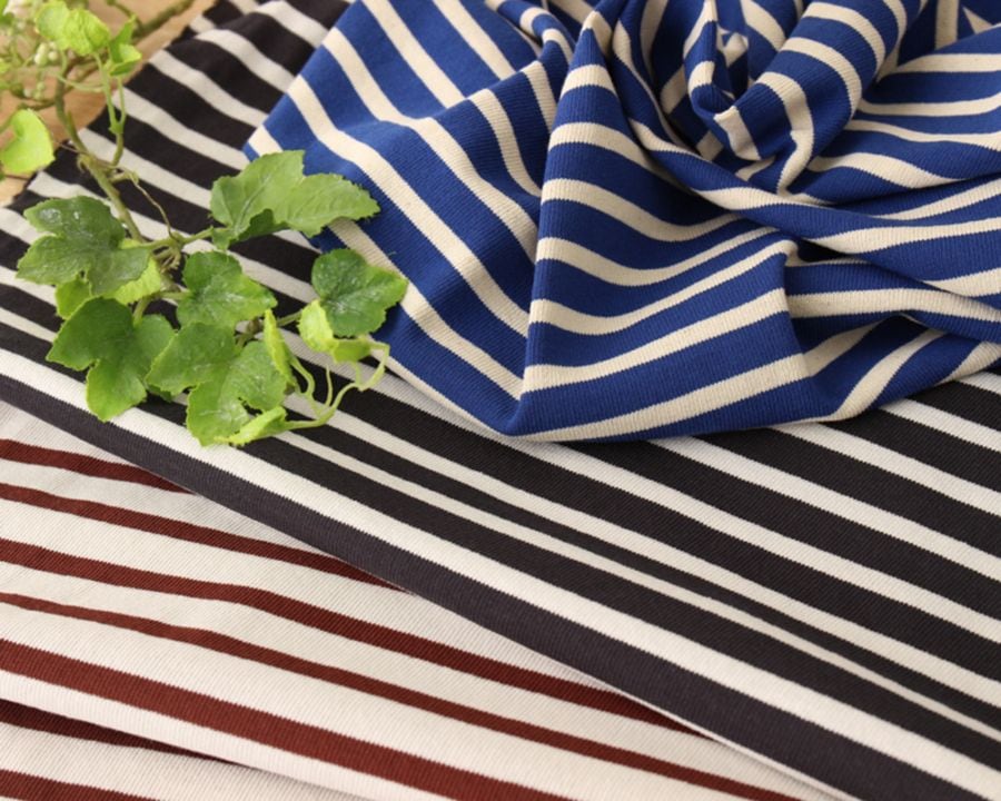 Drawer ドゥロワー 18G コットン天竺ニット アンサンブル ブルー 1 Drawer（ドゥロワー）の「Drawer カシミヤコットン天竺編み