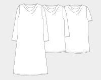 �ڥ����ȥ�åȡۼ�ʪ�緿���No.267�ۥɥ졼�ץȥåץ��ʥ˥å��ѡ�(SML��2L)��[M�� 1/3]