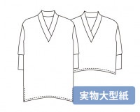 �ڥ����ȥ�åȡۼ�ʪ�緿���No.553��V�ͥå���֥ȥåץ�(SML��2L)��[M�� 1/3]