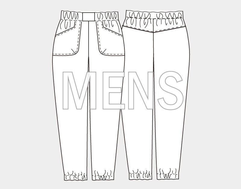 ��ʪ�緿���No.2404�ۡ��󥺡�����ĤΤ��볰�ݥ��åȥѥ��(SML��MW/LW/XL)��[M�� 1/2]