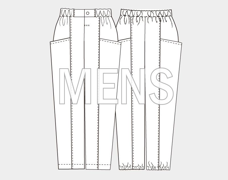 ��ʪ�緿���No.2405�ۡ��󥺡��Ѥ���ƥݥ��åȤΥѥ��(SML��MW/LW/XL)��[M�� 1/2]