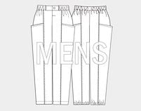 ʪ緿No.2405ۡ󥺡ѤƥݥåȤΥѥ(SMLMW/LW/XL)[M 1/2]