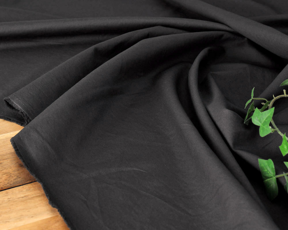 チャコールブラックのコットン・ストレッチ Ginette [M便 1/3]の通販