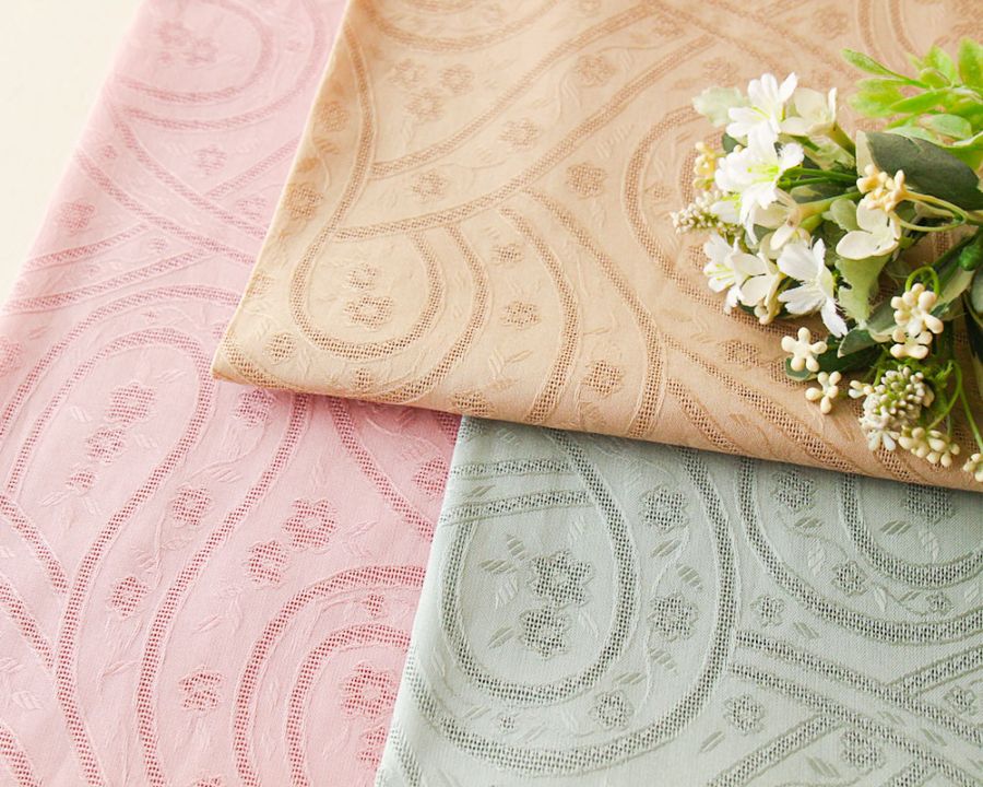 PD]ペイズリーデザインのジャガードレース Elena [M便 1/4]の通販