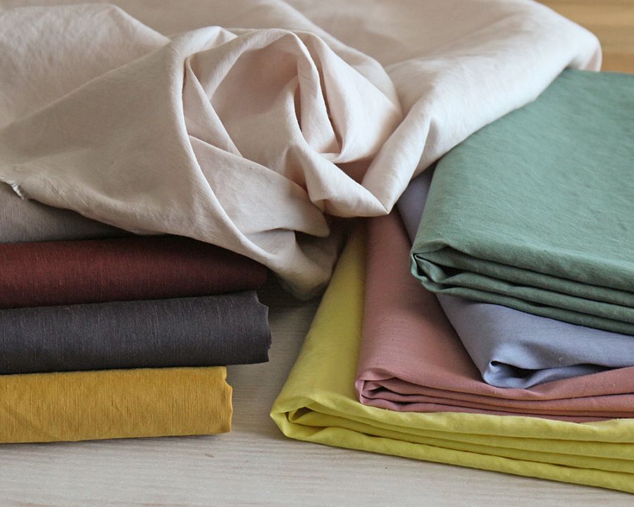 ヴィンテージソフト加工＞リネンandレーヨンのスタイリッシュ