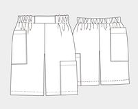 ��ʪ�緿���No.453�ۥӥå��ݥ��åȤΥ��硼�ȥѥ��(SML��2L)��[M�� 1/2]