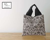 William MorrisSTRAWBERRY THIEF /Grey Mono ܥ塼ΥȡȥХå(M)åȡ [M 1/1]