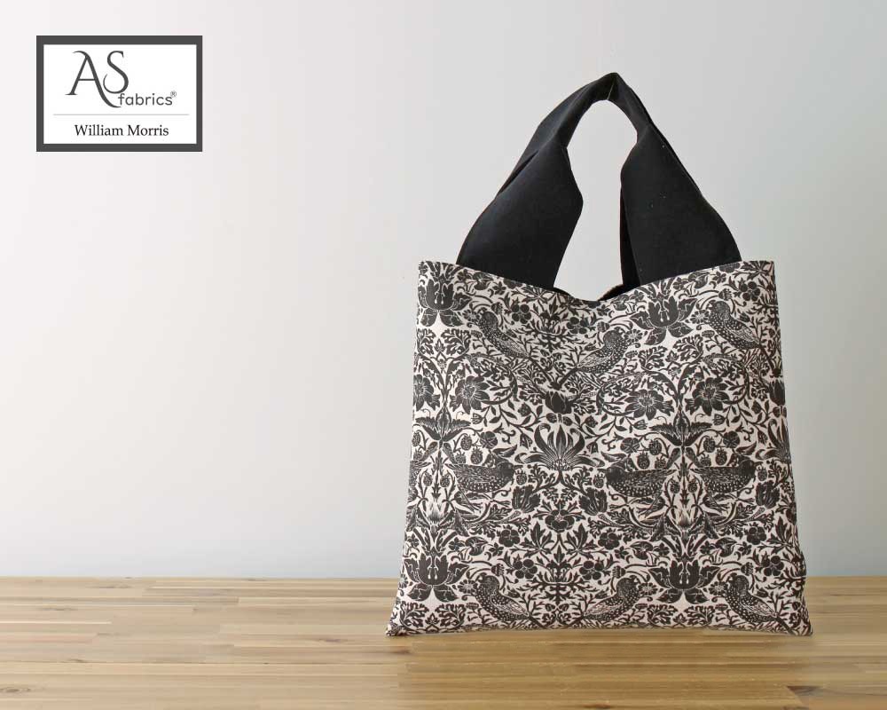 ☆【William Morris】STRAWBERRY THIEF /Grey Mono ボリューム