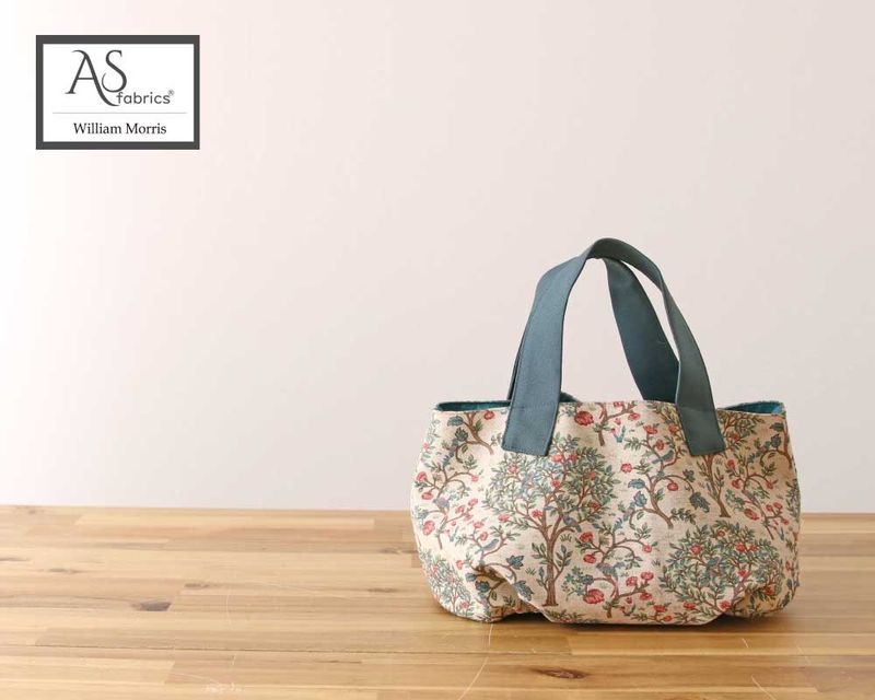 ����William Morris��LITTLE GARDEN /Red Green �ѥ�ץ���Хå�(S)���åȡ� [M�� 1/1]