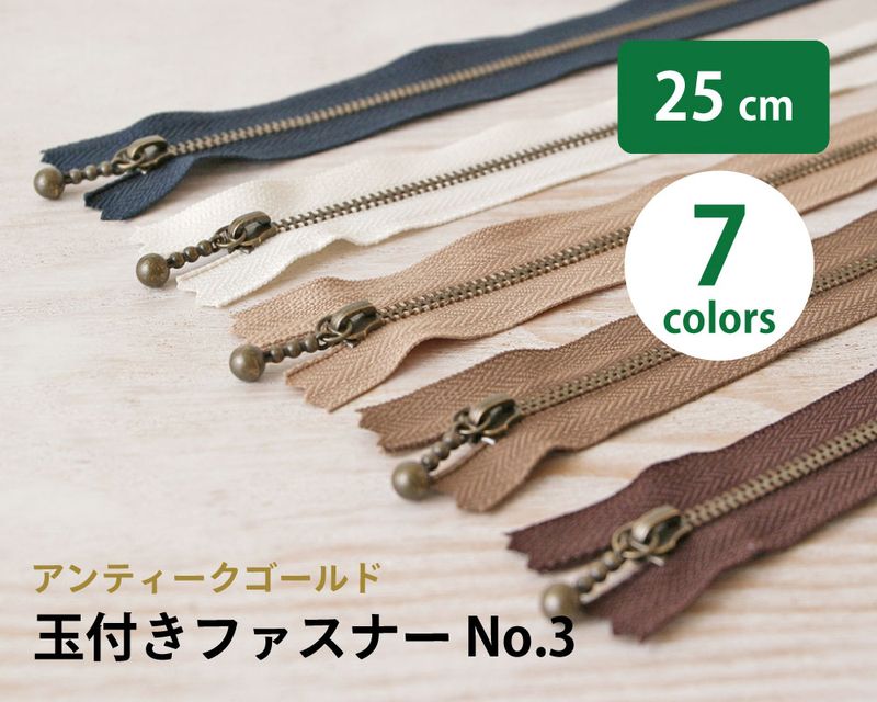YKK ����ƥ�����������ɶ��� No.3�᥿��ե����ʡ� 25cm��[M�� 1/25] [K]