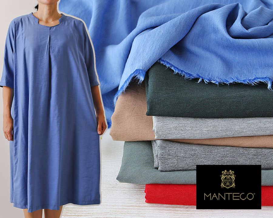 MANTECO・ヴィンテージソフト加工＞イタリー製・レーヨンナイロンの
