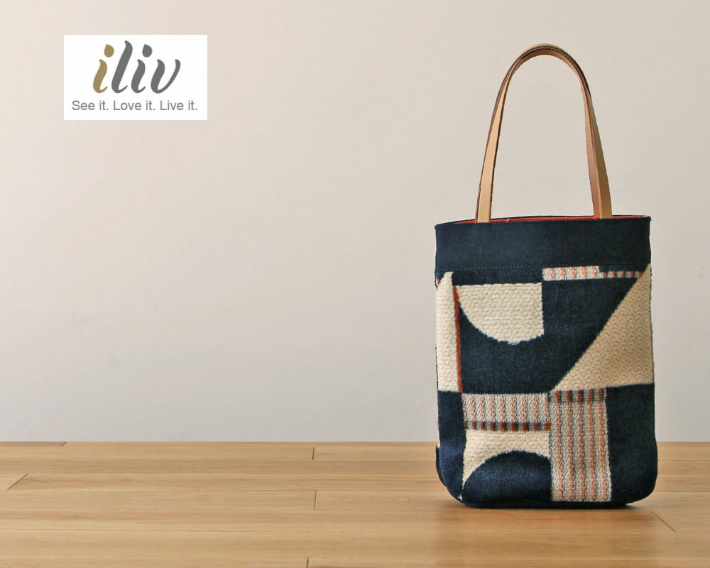 【当選品】サマータイムレンダ オリジナルトートバッグ　未開封 ☆【iliv】TETRA/Midnight Jacquard 変わり底トートバッグ【SS】キット