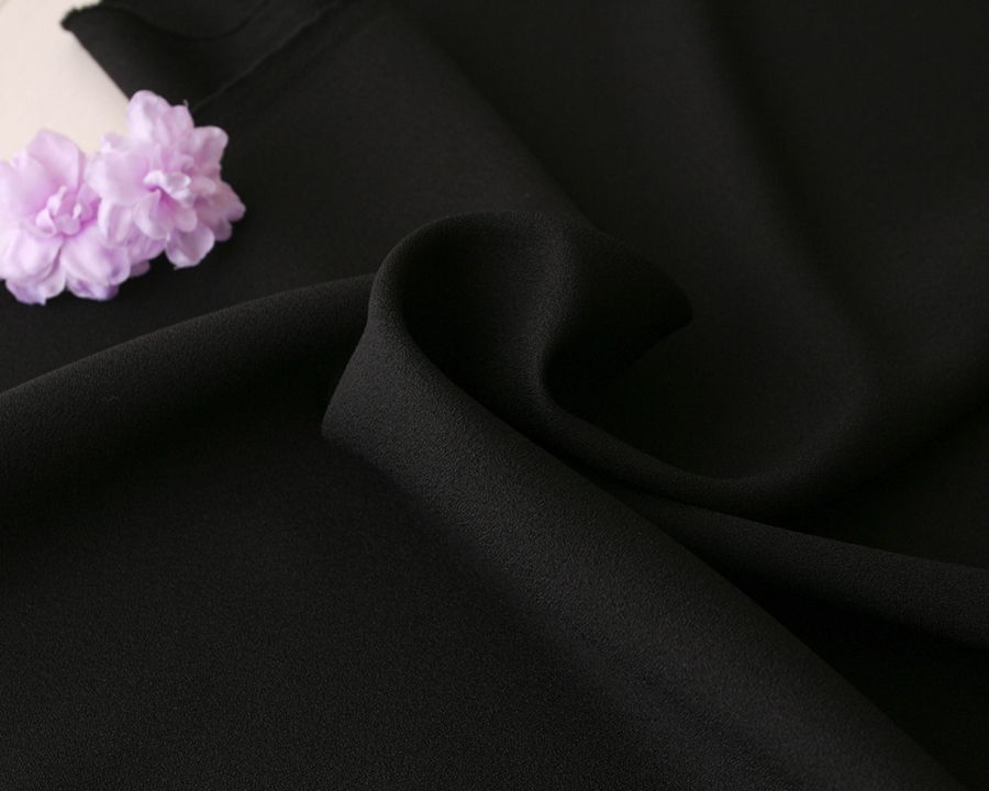 ブラックフォーマルのジョーゼットファブリック Berta [M便 1/4]の通販