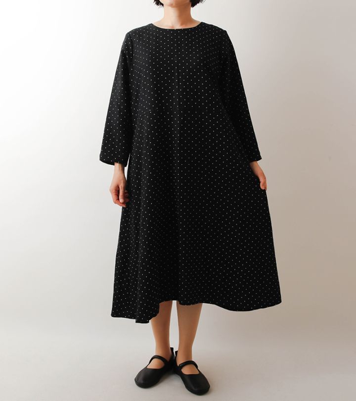 サンプル販売】ウエスト切替のシンプルワンピース SAMPLE 3270 [M便 NG