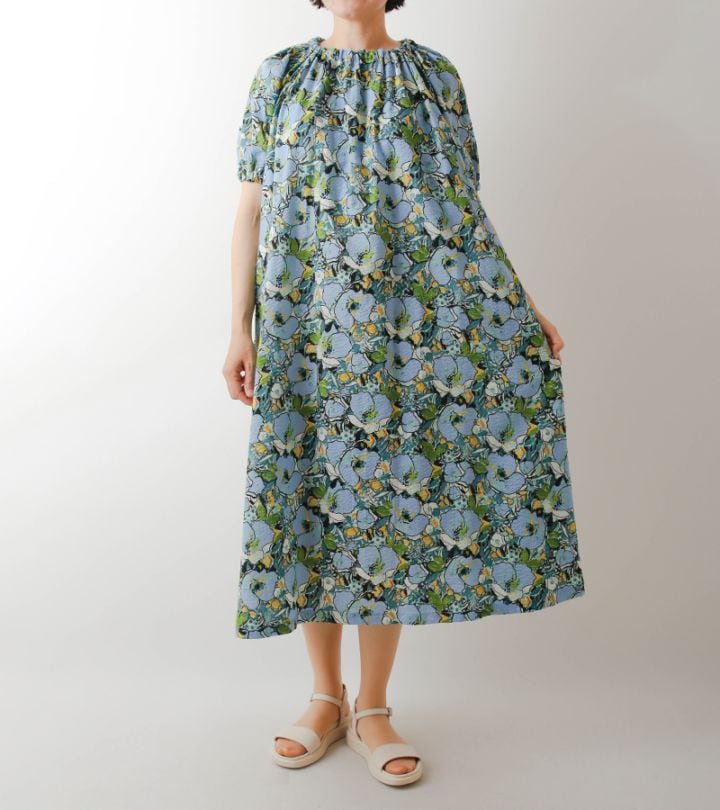 サンプル販売】スモック風大人ワンピース SAMPLE 3274 [M便 NG]の通販