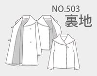 ��ʪ�緿���No.503 ΢�ϡۥե쥢���饤��Υ������ѡ�΢�ϤΤ� (SML��2L)��[M�� 1/3]