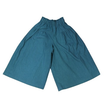 寸法図【NO.414】ヨーク＆ギャザーのキュロットパンツ [M便 0/1]の通販