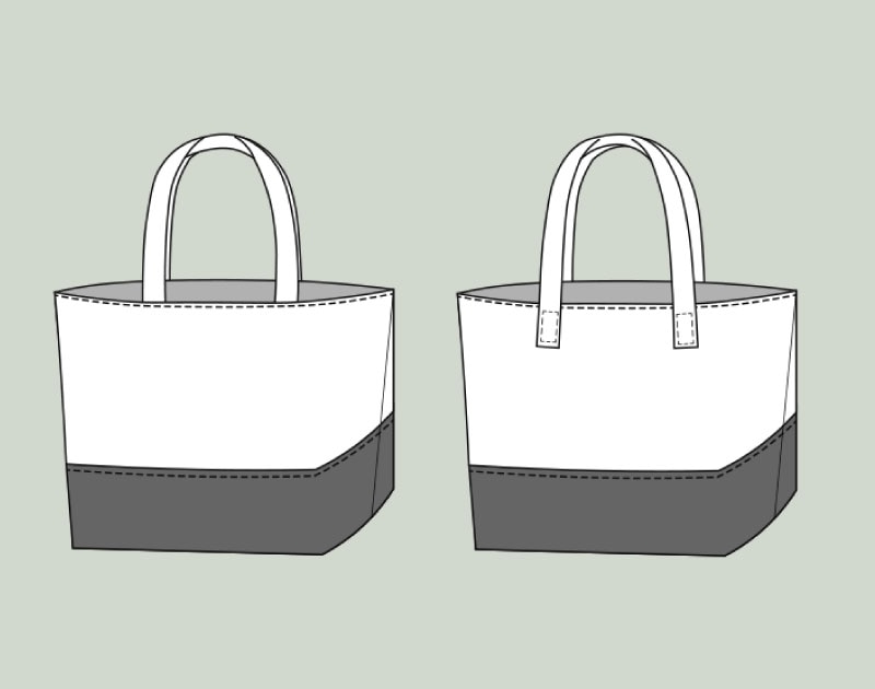 寸法図【NO.3104】切替ト－トバッグ [M便 0/1]の通販 | SWANY Online