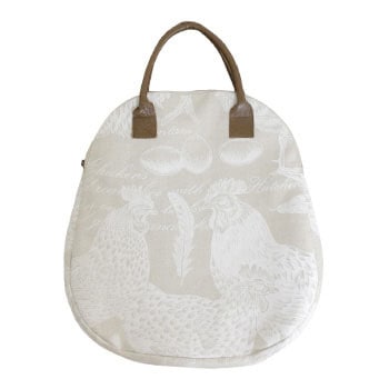 ホワイトリネンバッグ レース装飾 【公式通販】
