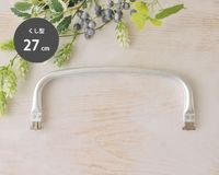 寸法図【NO.3223】ワイヤー口金ボストンバッグ [M便 0/1]の通販