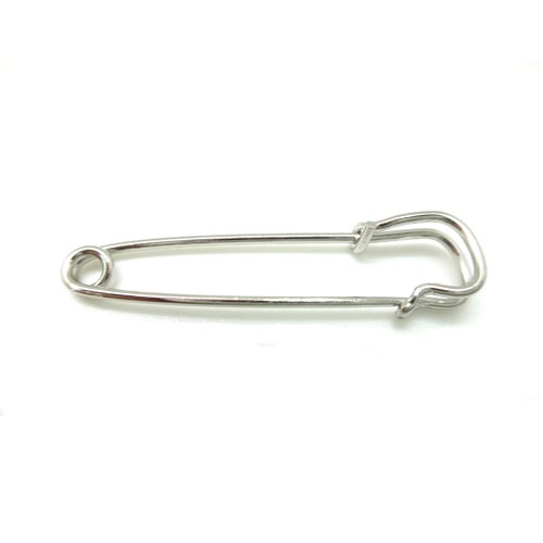 ◆ピンバッチ金具◆ カブトピン 1.0×35mm ニッケル