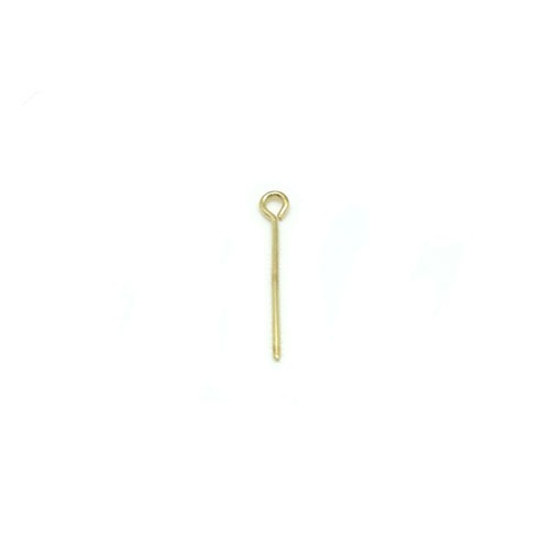 ビーズアクセサリーパーツ 9ピン（9の字ピン） 1.0×25mm ゴールド （5g