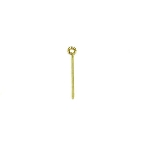 ビーズアクセサリーパーツ 9ピン（9の字ピン） 1.0×25mm ゴールド （5g
