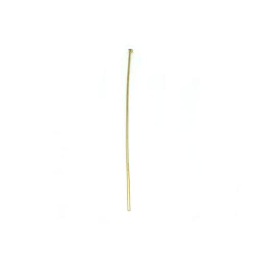 ビーズアクセサリーパーツ Tピン 0.7×50mm ゴールド （5gセット