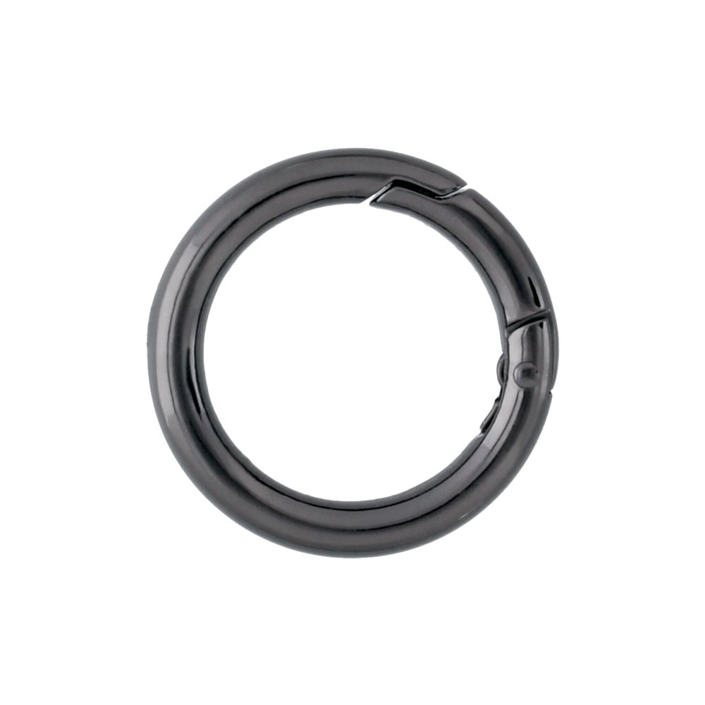 ダイキャストカラビナ φ5.0×36mm 丸線丸型 ブラック