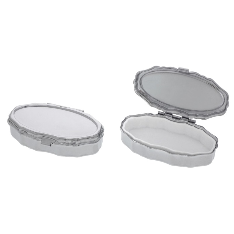 ハナビ ピルケース ピルケース 丸型 シルバー B382-1｜パーツ材料の通販 大王製作所