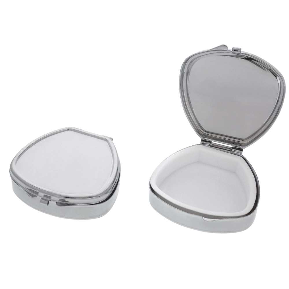 final B3 シルバー (本体＋ケースのみ) ピルケース 貝型 シルバー B323｜パーツ材料の通販 大王製作所