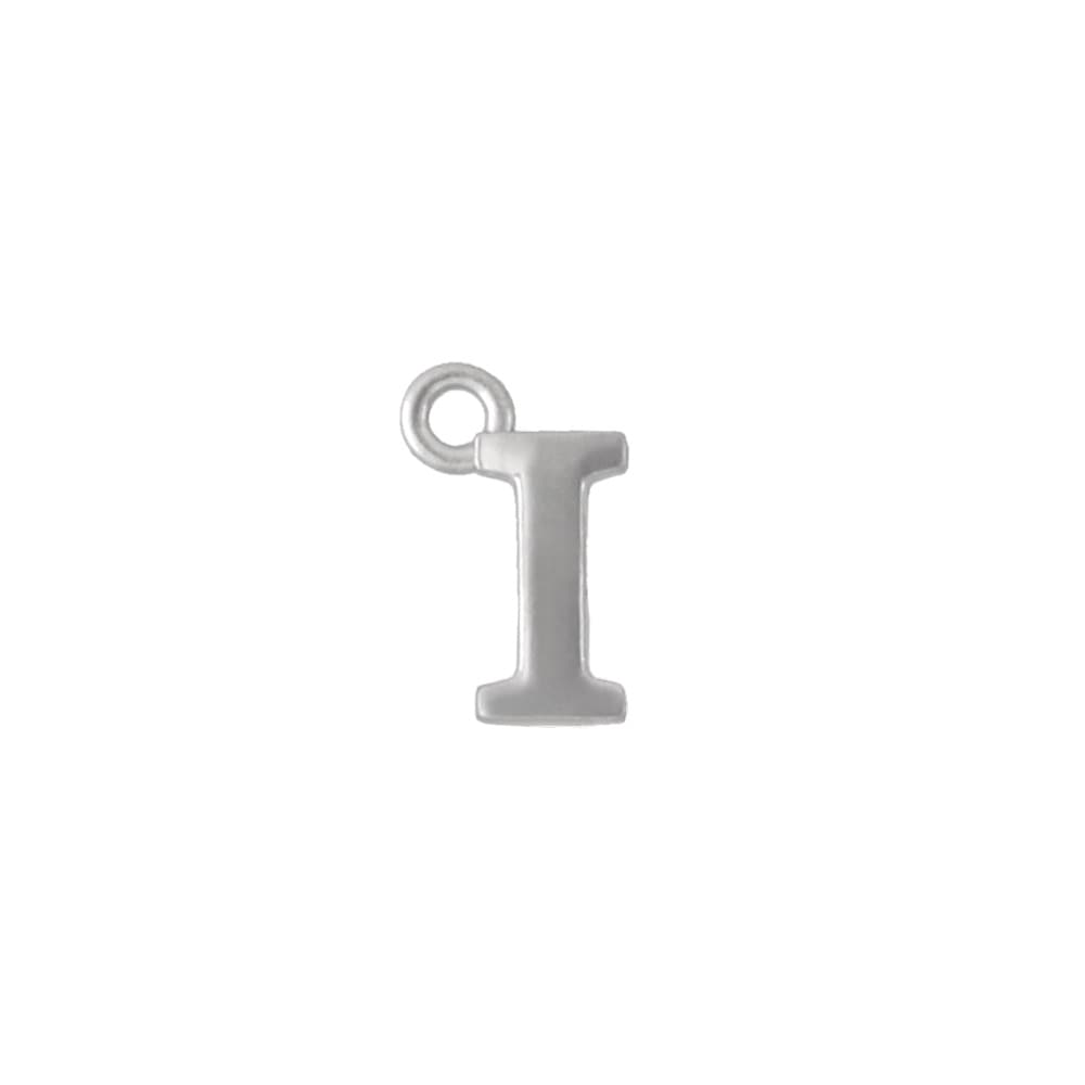 アルファベット＆数字キャストチャーム PE1000 ニッケル （I）本体のみ/カニカンフック付き